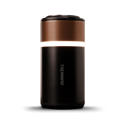 Image of the charging dock and the power station with the ring light on.
